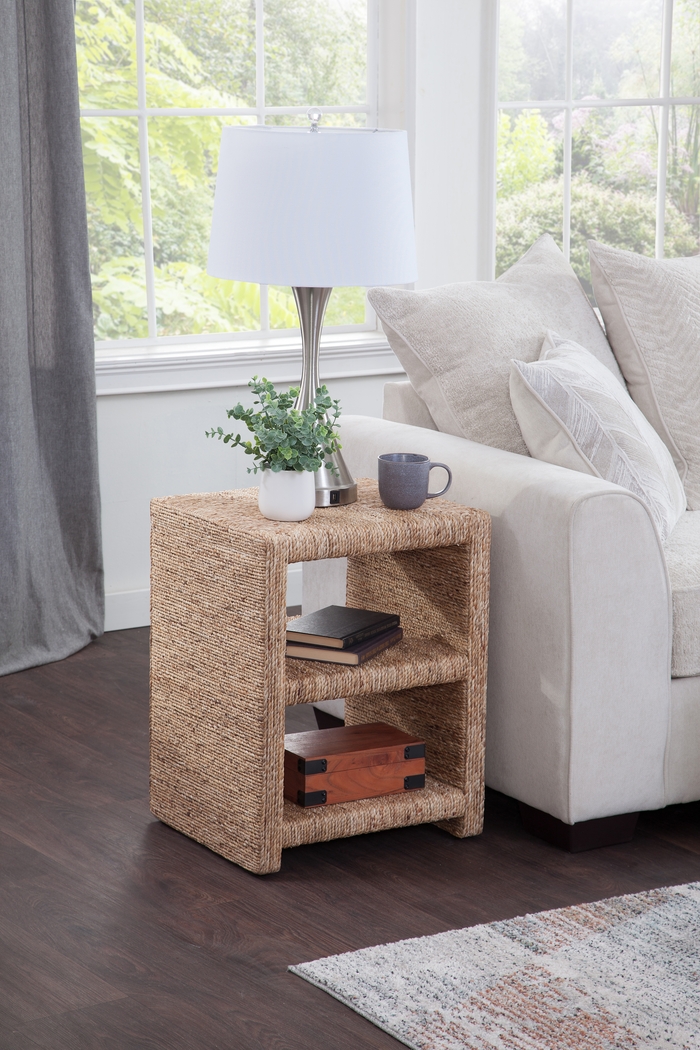Tannaz Natural End Table - Thumbnail - Image 2