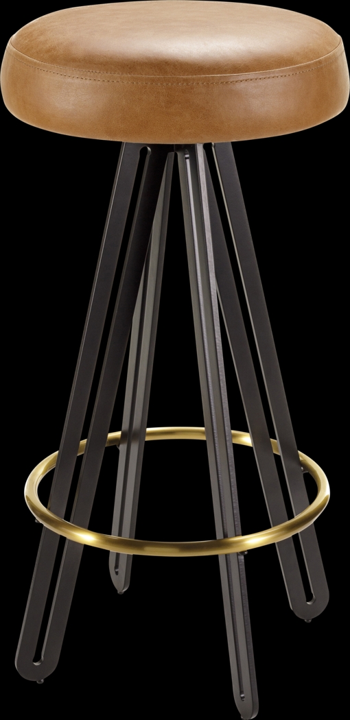 Tanous Brown Bar Stool - Thumbnail - Image 1