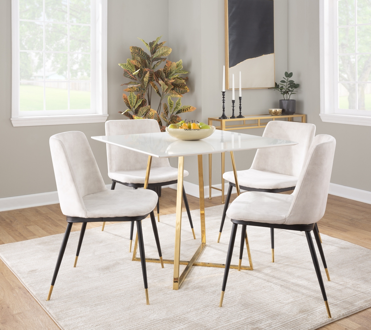 Tanrac II Gold Dining Table - Thumbnail - Image 2