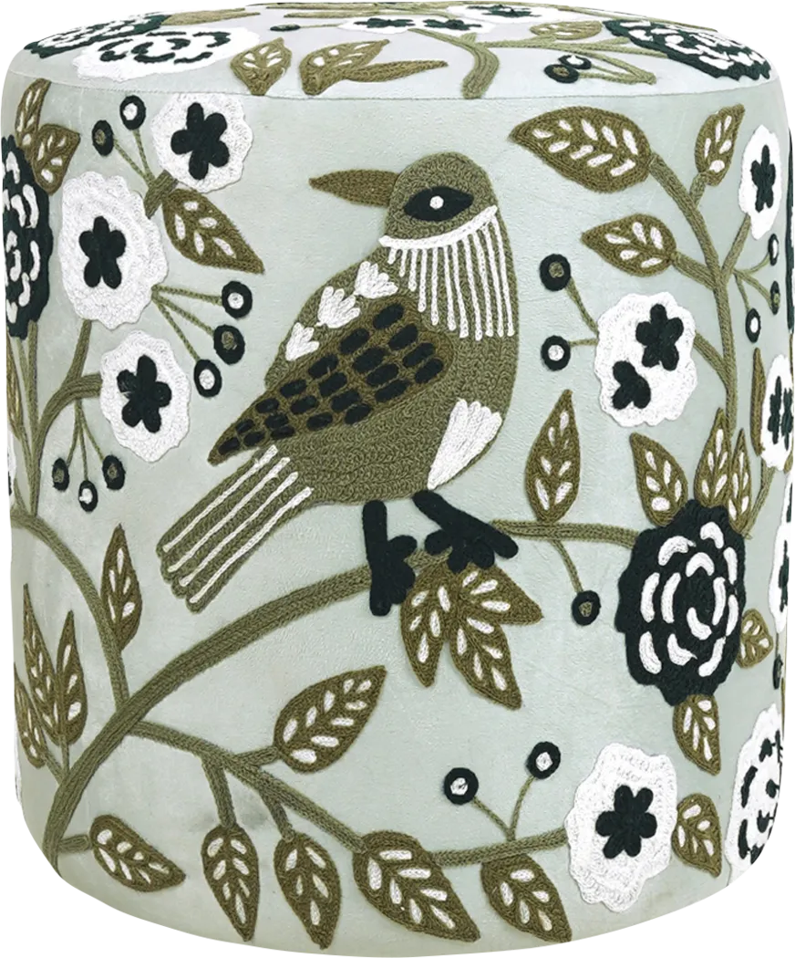 Tansya Green Ottoman - Thumbnail - Image 3