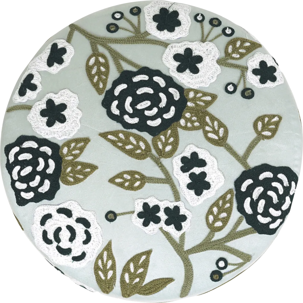 Tansya Green Ottoman - Thumbnail - Image 4
