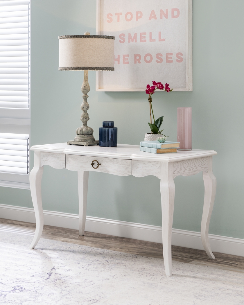 Tansyleaf White Desk - Thumbnail - Image 2