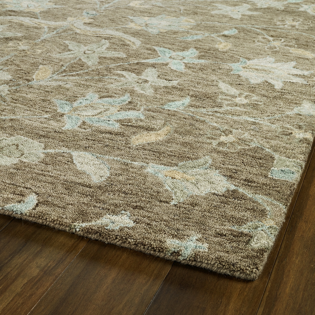 Tanulia Brown 8' x 10' Rug - Thumbnail - Image 4