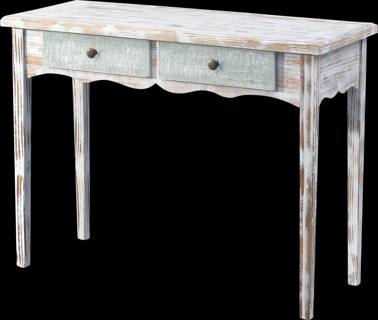 Tanwood White Console Table - Thumbnail - Image 1