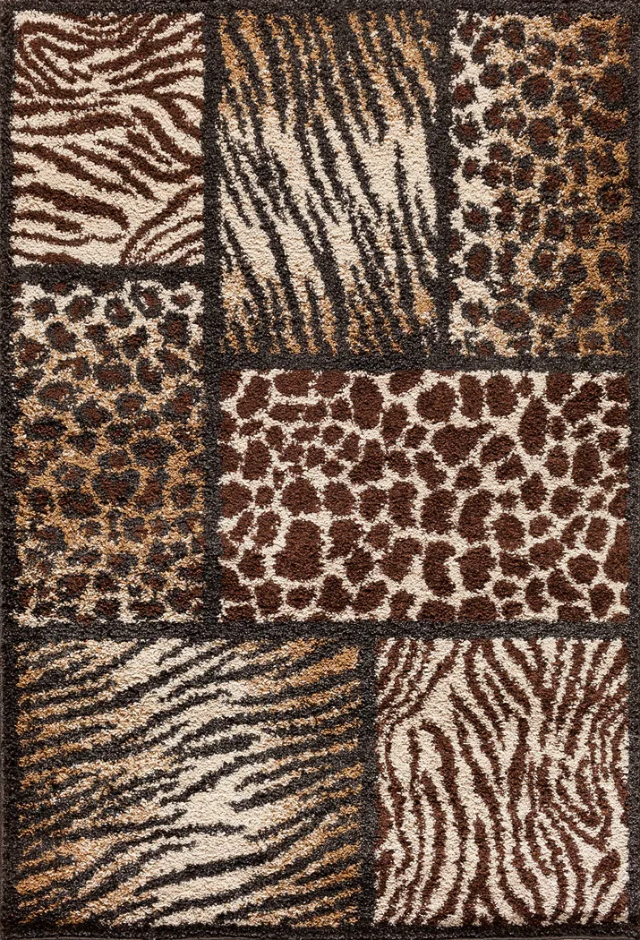 Tanzania Brown 7'10 x 9'10 Rug - Thumbnail - Image 1