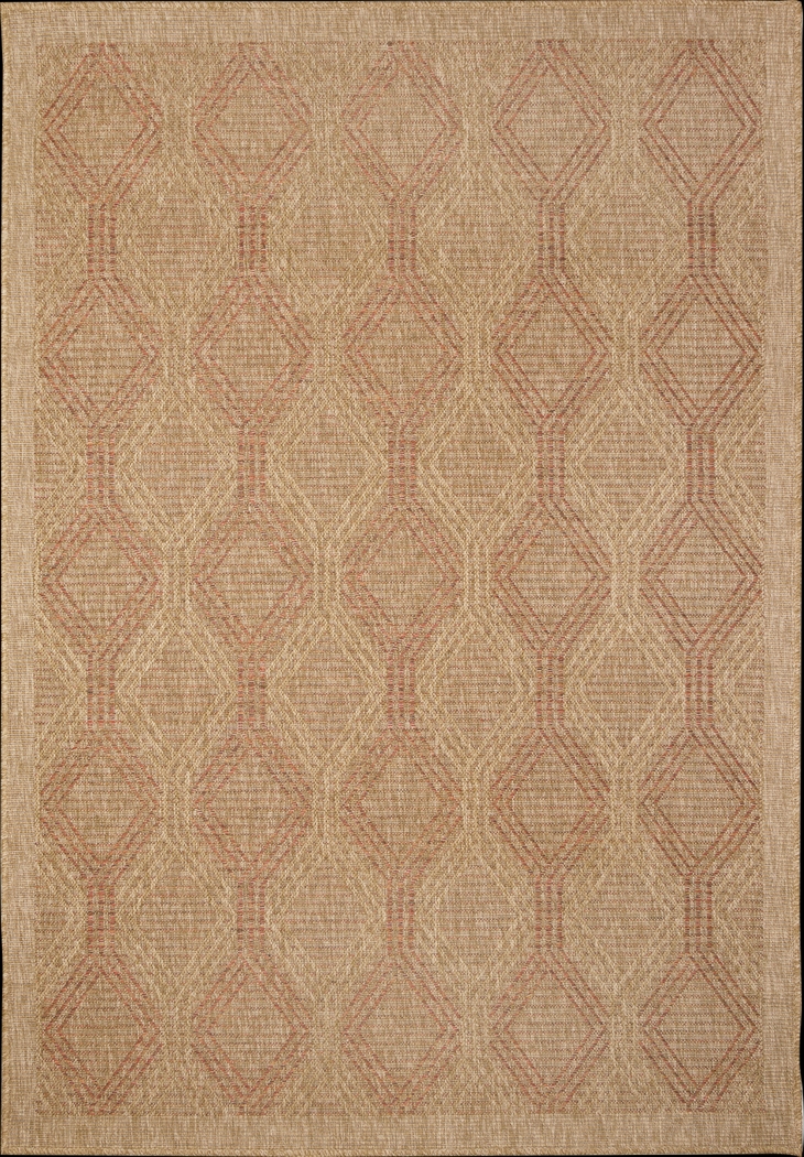 Taos Hills Terracotta 5'3 x 7'3 Indoor/Outdoor Rug - Thumbnail - Image 1