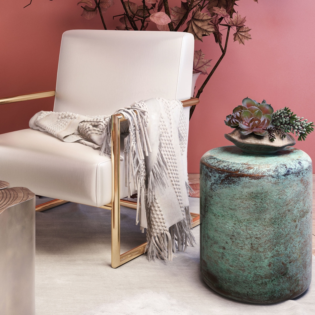 Tara Lane White Throw - Thumbnail - Image 4