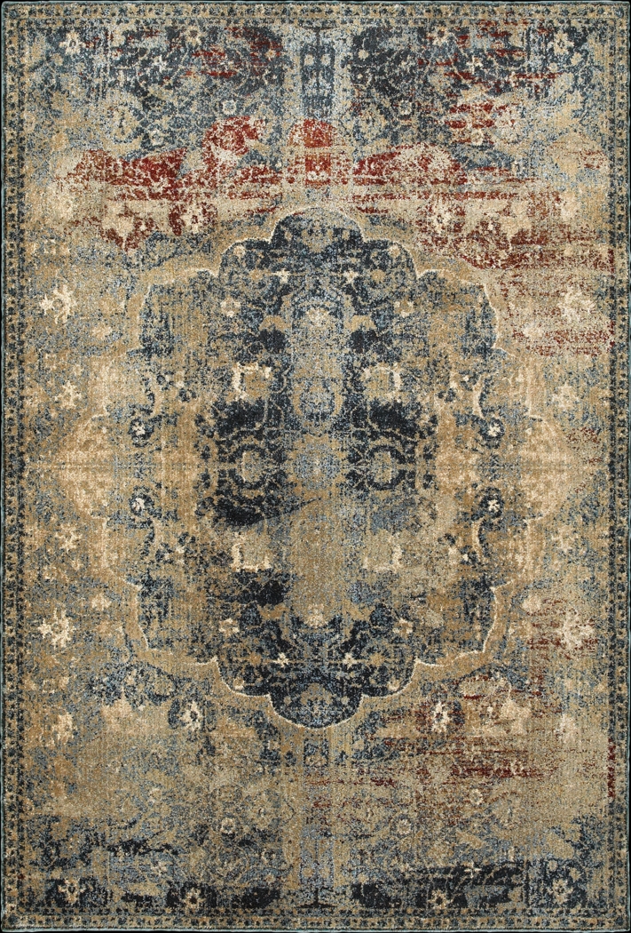 Tarcisio Gold 5'3 x 7'6 Rug - Thumbnail - Image 1