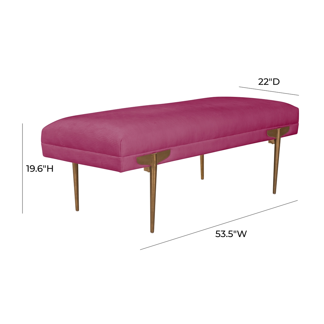 Taresa Pink Bench - Thumbnail - Image 5