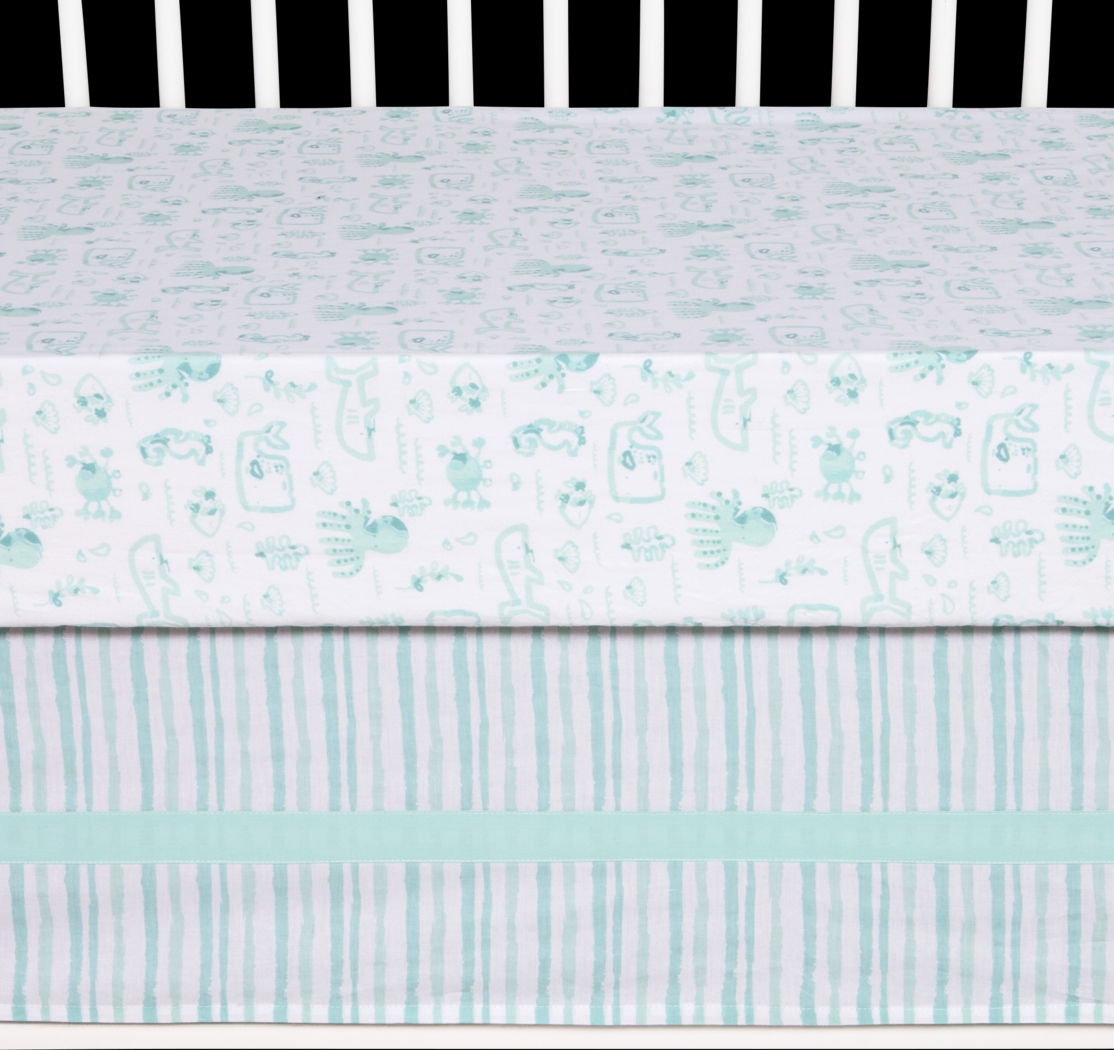 Tarian Aqua 3 Pc Baby Bedding Set - Thumbnail - Image 4