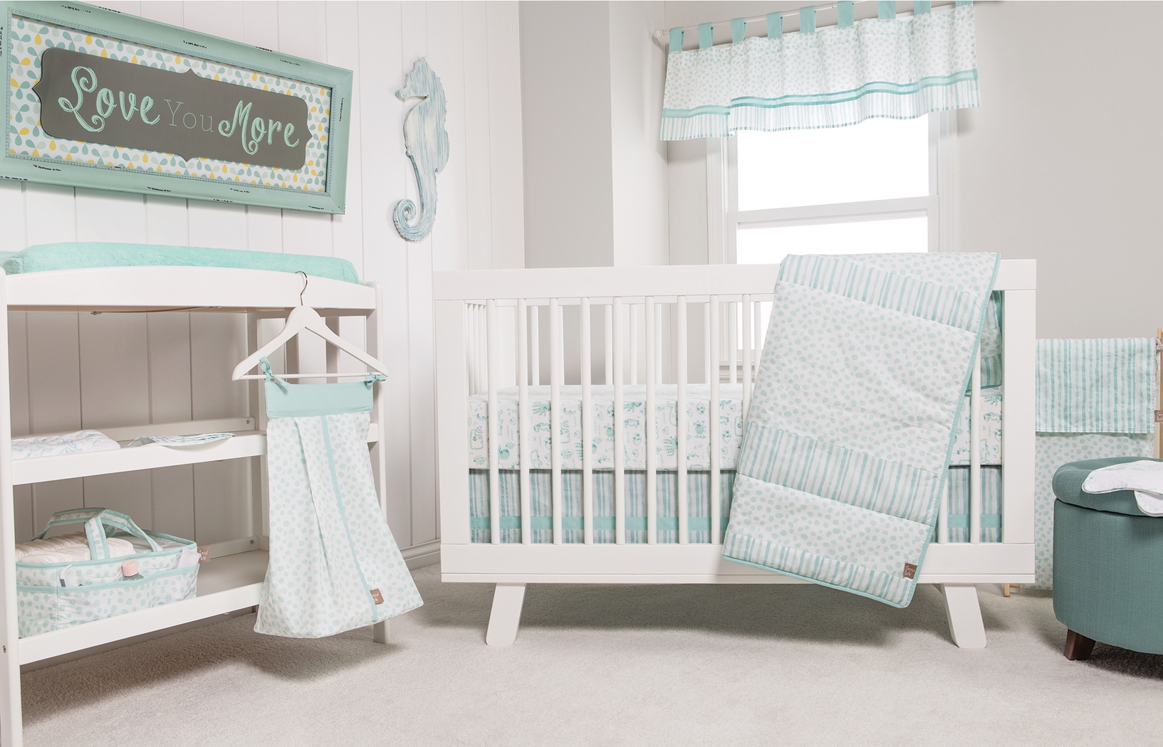 Tarian Aqua 3 Pc Baby Bedding Set - Thumbnail - Image 7