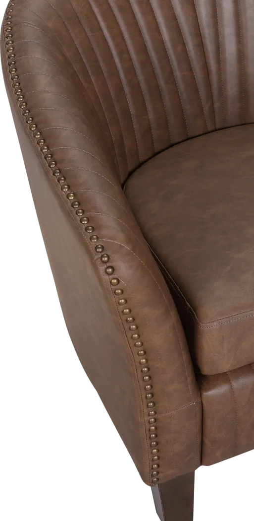 Tarlton Brown Accent Chair - Thumbnail - Image 2