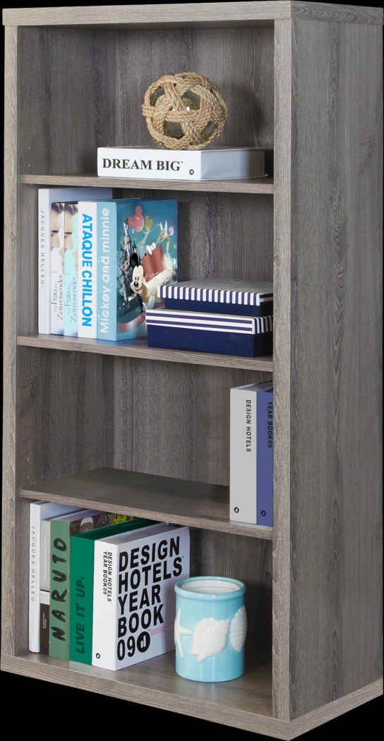 Tarpley Taupe Bookcase - Thumbnail - Image 1