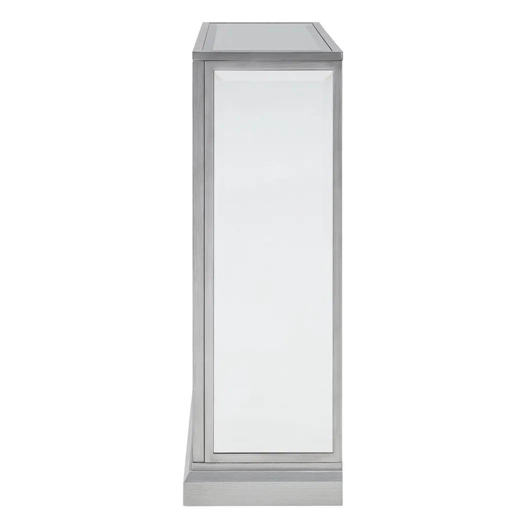 Tarryhollow III Gray 44 in. Console With Smart Electric Fireplace - Thumbnail - Image 4