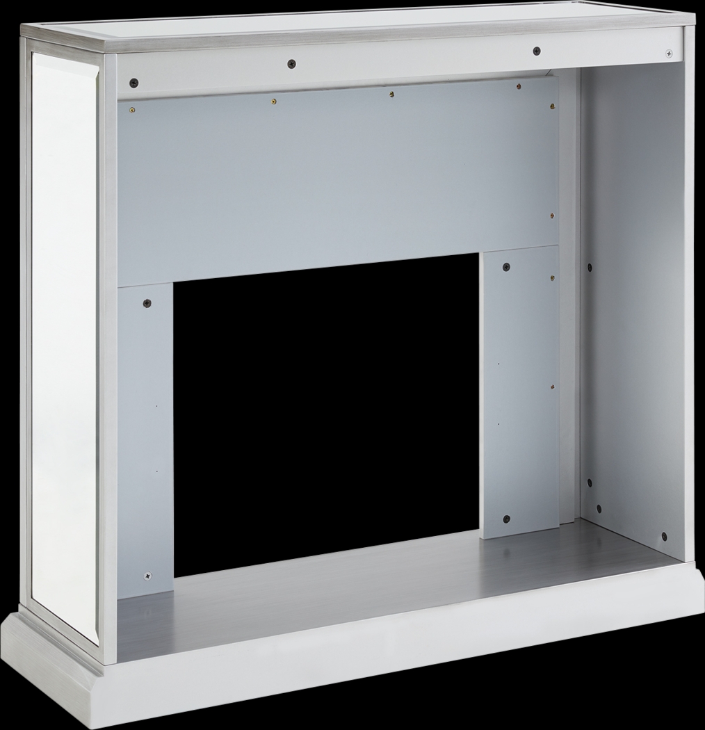 Tarryhollow IV Silver 44 in. Console With Touch Panel Electric Fireplace - Thumbnail - Image 2