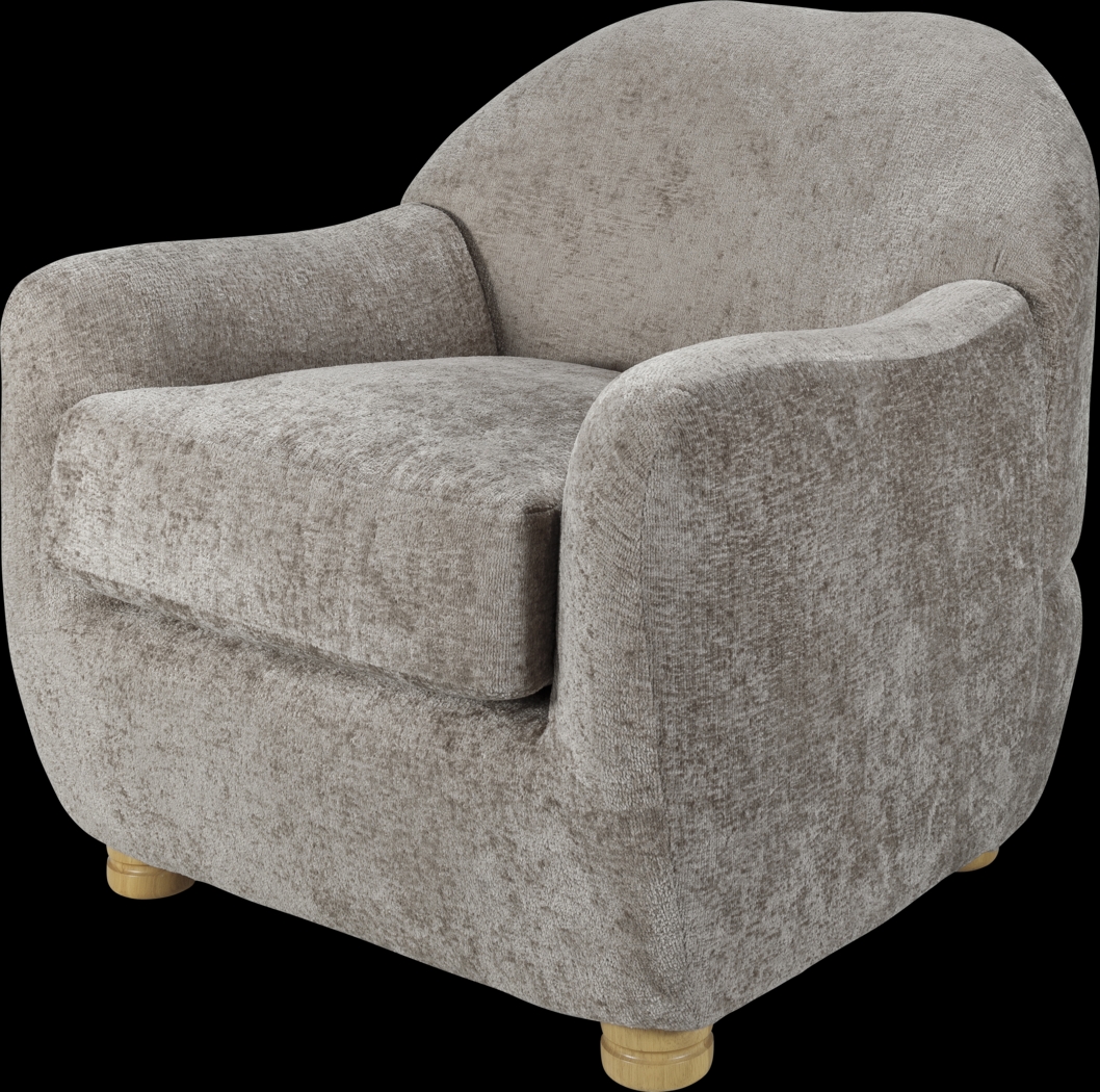 Tasagi Light Gray Accent Chair - Thumbnail - Image 1