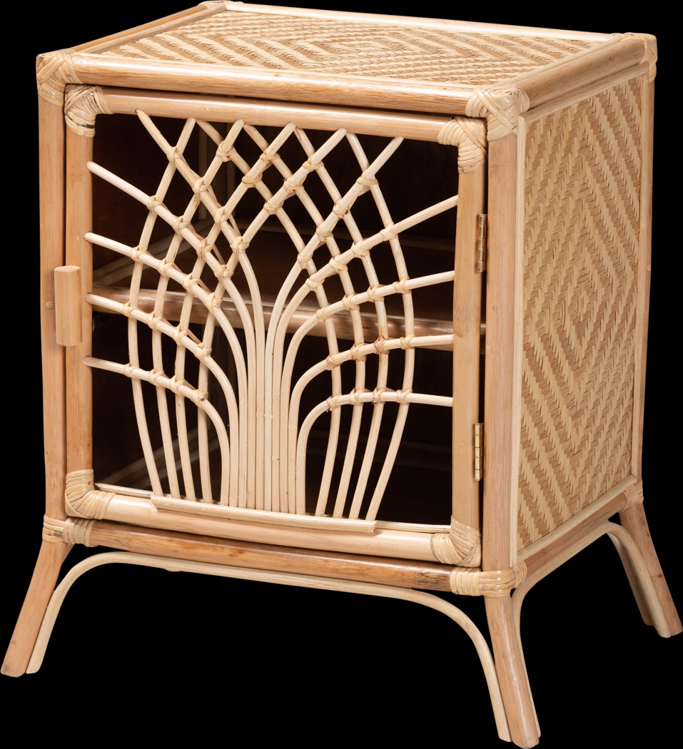 Tashota Natural Nightstand - Thumbnail - Image 1
