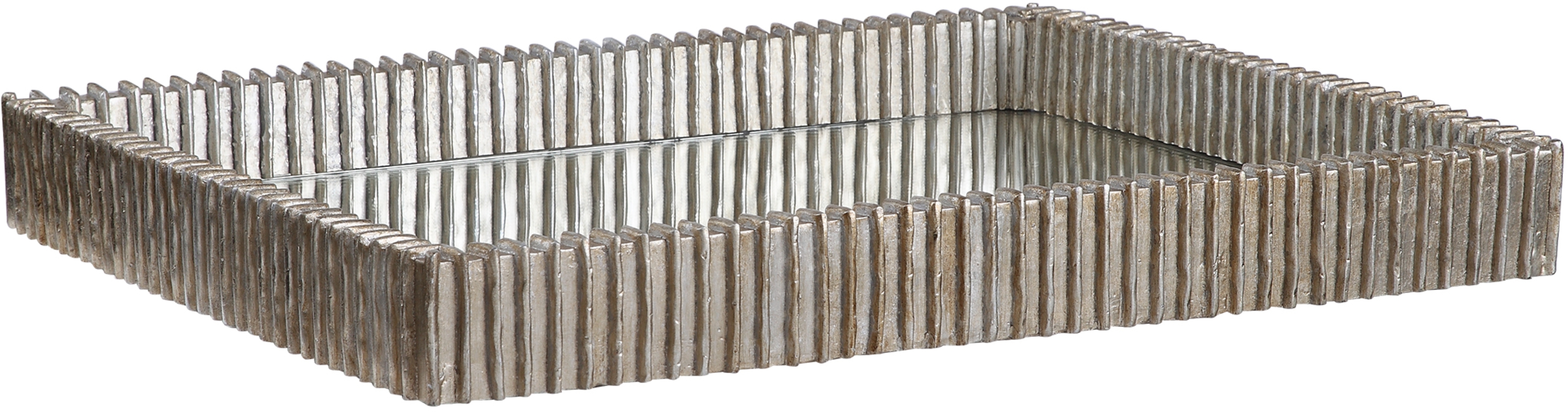 Taskin Silver Decor Tray - Thumbnail - Image 2