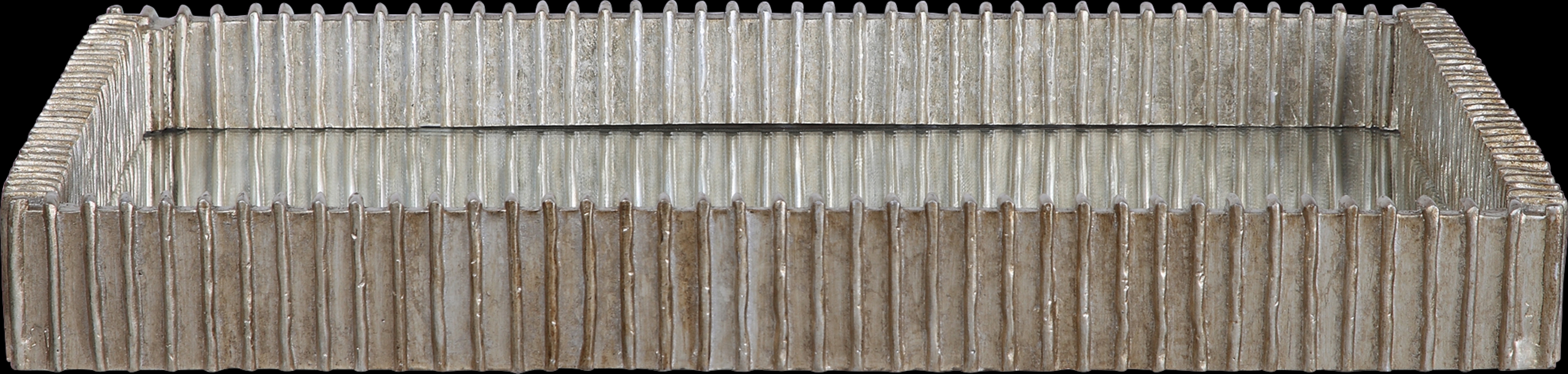 Taskin Silver Decor Tray - Thumbnail - Image 1