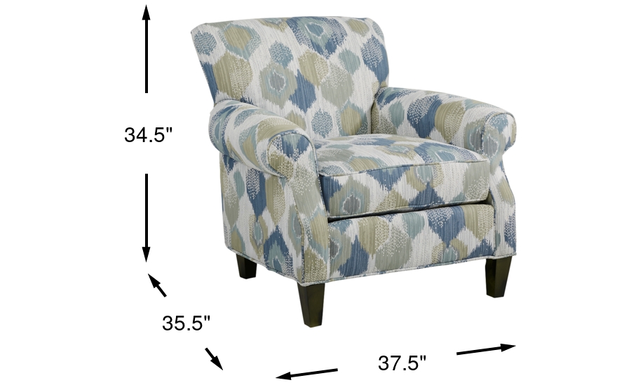 Dimension Image. Please refer to the Dimension Tab on this page for dimension details.