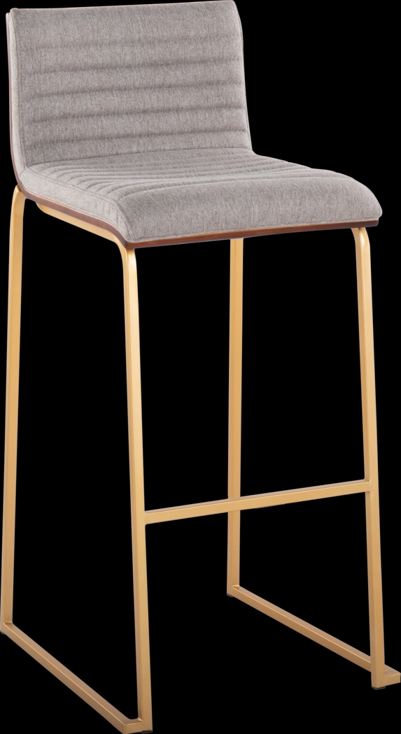 Tatesbrook I Gray Barstool, Set of 2 - Thumbnail - Image 2