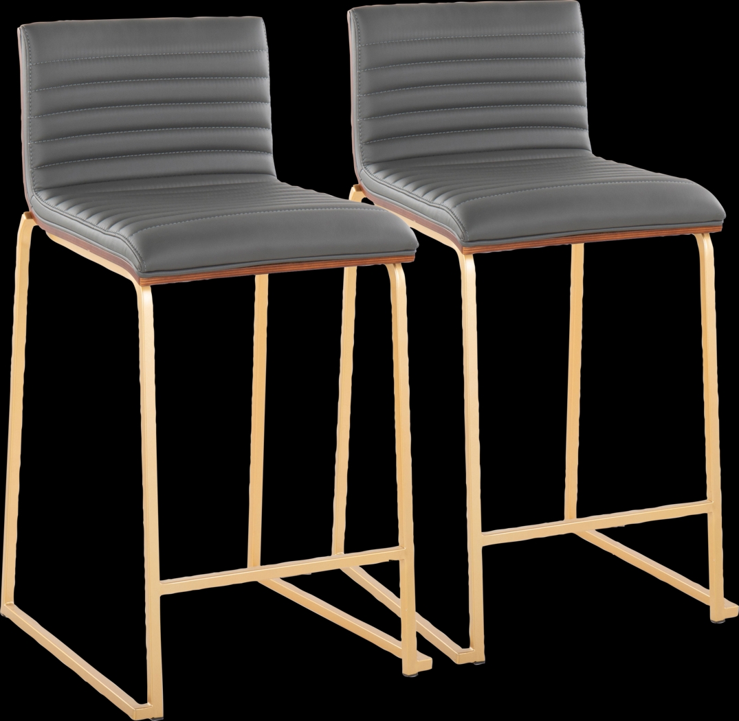 Tatesbrook I Gray Counter Height Stool, Set of 2 - Thumbnail - Image 1