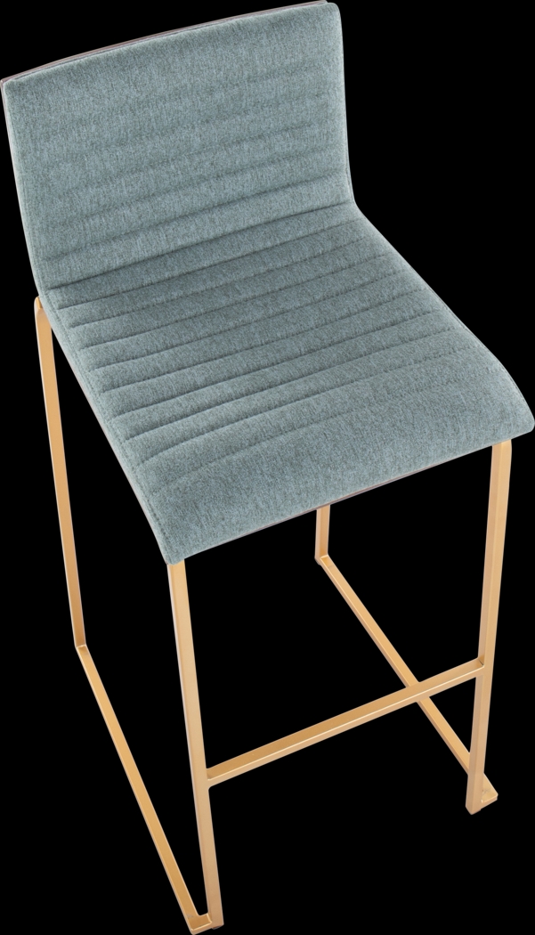 Tatesbrook I Green Barstool, Set of 2 - Thumbnail - Image 4