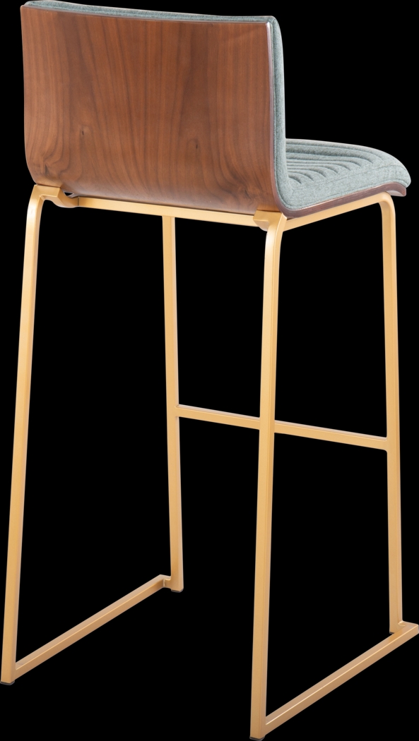 Tatesbrook I Green Barstool, Set of 2 - Thumbnail - Image 6