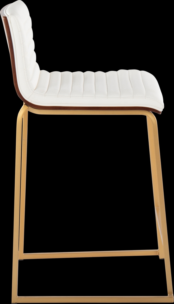 Tatesbrook I White Counter Height Stool, Set of 2 - Thumbnail - Image 5