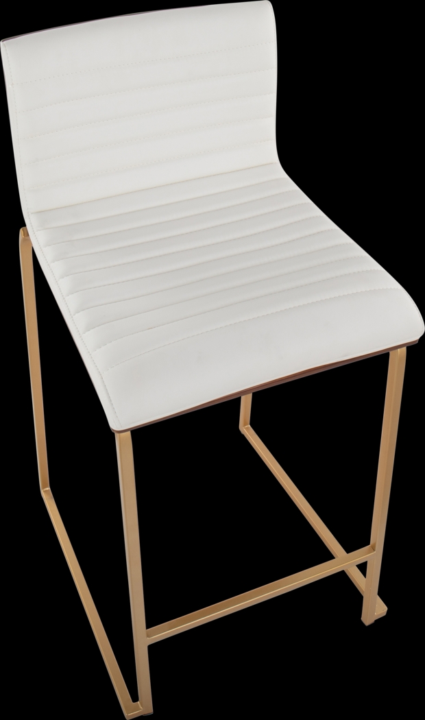 Tatesbrook I White Counter Height Stool, Set of 2 - Thumbnail - Image 9