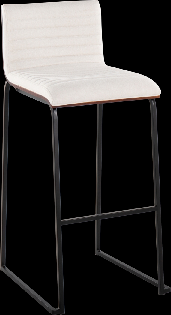 Tatesbrook II Cream Barstool, Set of 2 - Thumbnail - Image 6