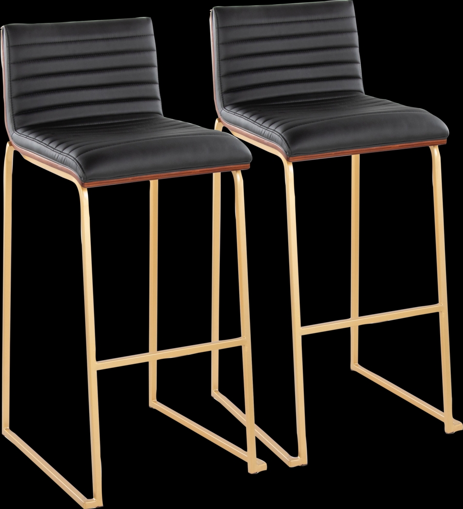 Tatesbrook IV Black Barstool, Set of 2 - Thumbnail - Image 1