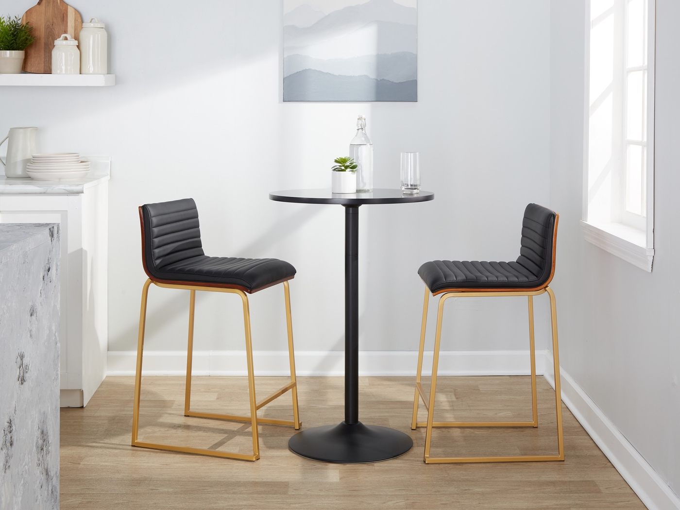 Tatesbrook IV Black Counter Height Stool, Set of 2 - Thumbnail - Image 3