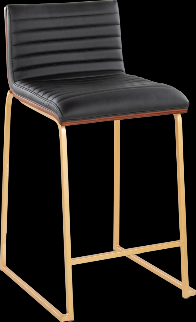 Tatesbrook IV Black Counter Height Stool, Set of 2 - Thumbnail - Image 4