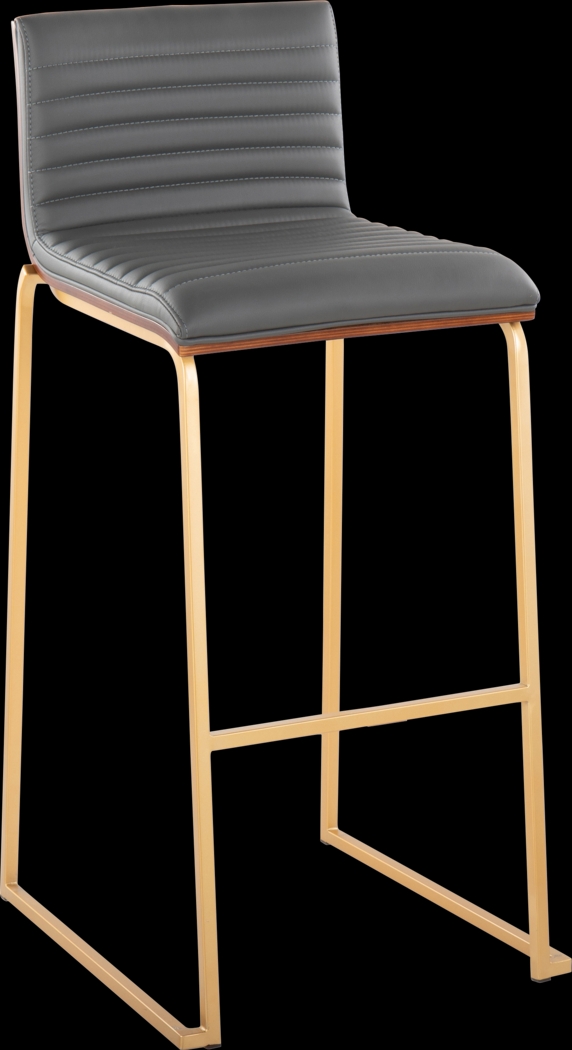 Tatesbrook IV Gray Barstool, Set of 2 - Thumbnail - Image 4