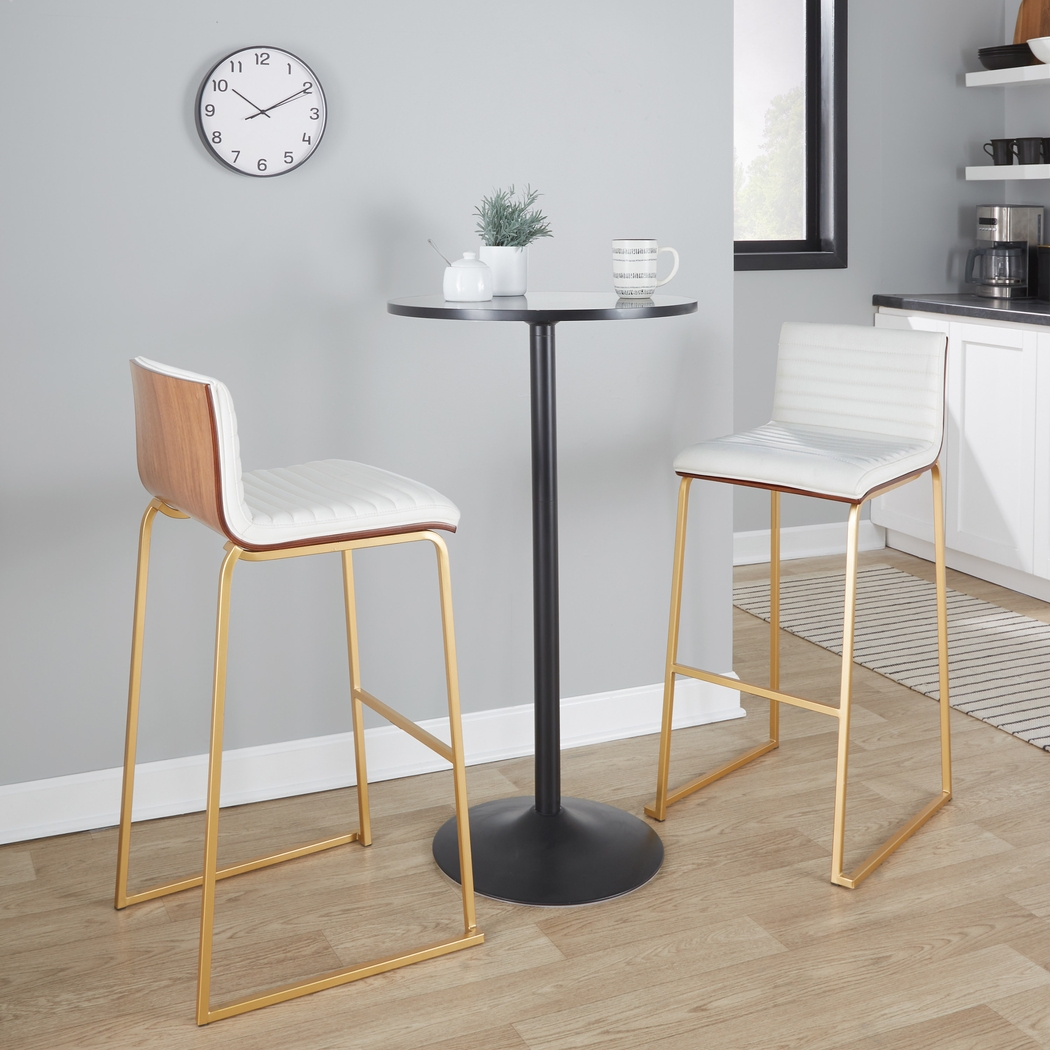 Tatesbrook IV White Barstool, Set of 2 - Thumbnail - Image 2