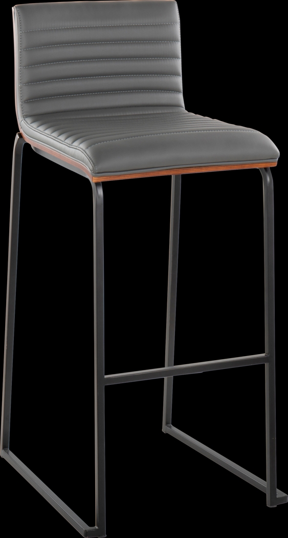 Tatesbrook V Gray Barstool, Set of 2 - Thumbnail - Image 4