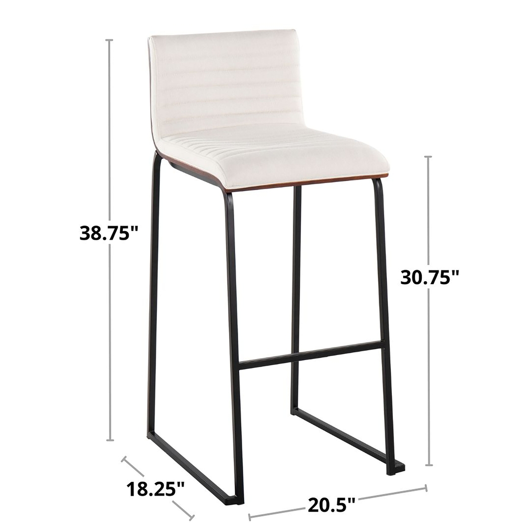 Tatesbrook V White Barstool, Set of 2 - Thumbnail - Image 11