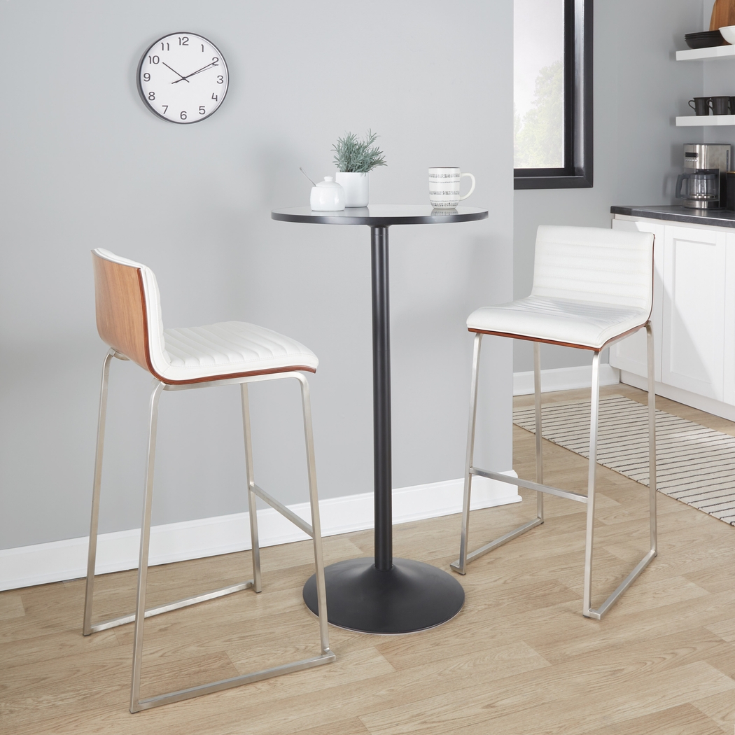 Tatesbrook VI White Barstool, Set of 2 - Thumbnail - Image 2