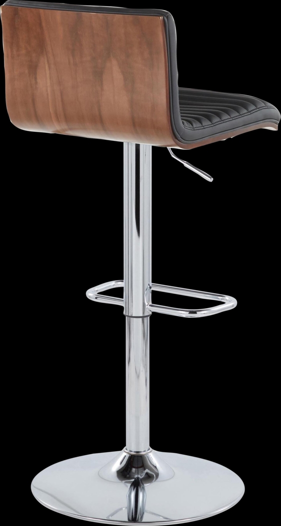 Tatesbrook VIII Black Adjustable Swivel Barstool, Set of 2 - Thumbnail - Image 10