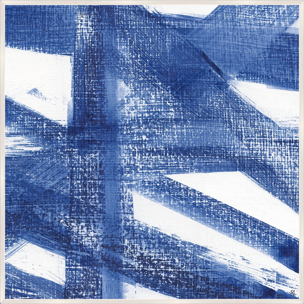 Tattered Denim II Blue Artwork - Thumbnail - Image 1