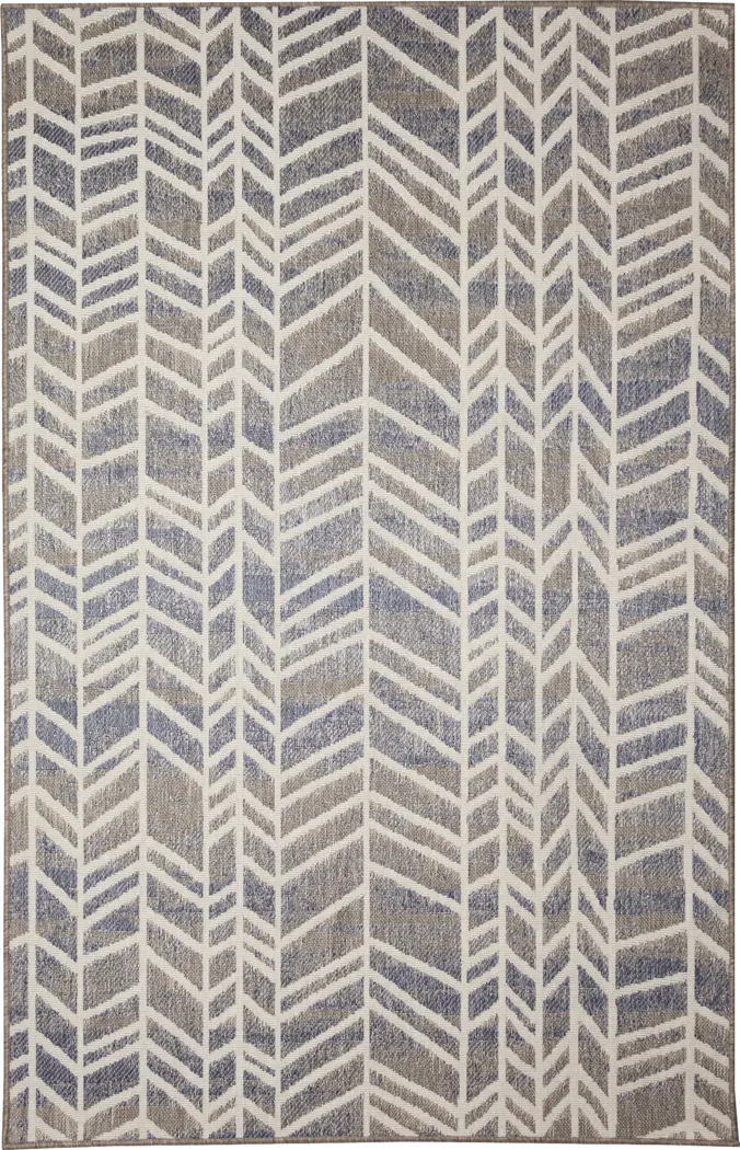 Taunney Multi 6'6 x 9'4 Indoor/Outdoor Rug - Thumbnail - Image 1