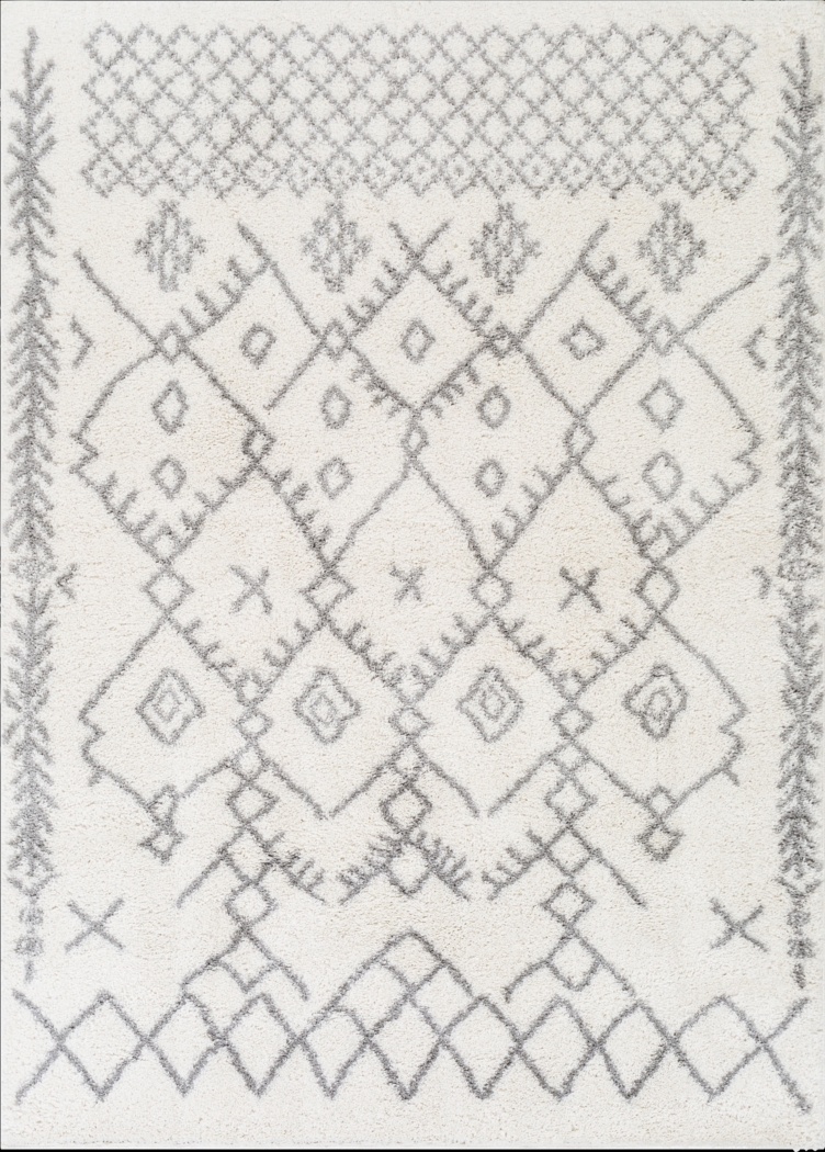 Tauryn White 5'3 x 7'3 Rug - Thumbnail - Image 1