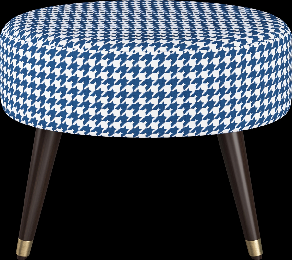 Tavares Blue Ottoman - Thumbnail - Image 2