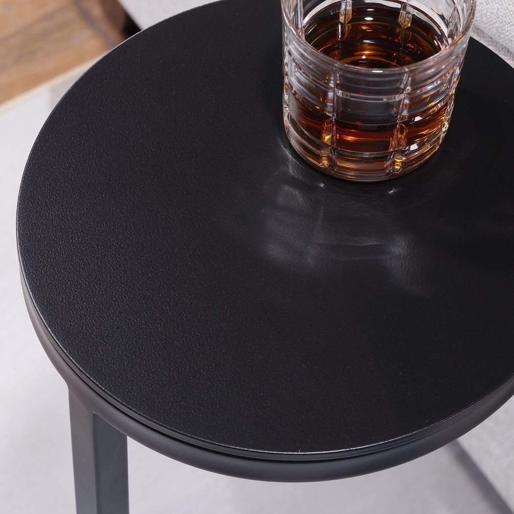 Tavau Black Accent Table - Thumbnail - Image 13