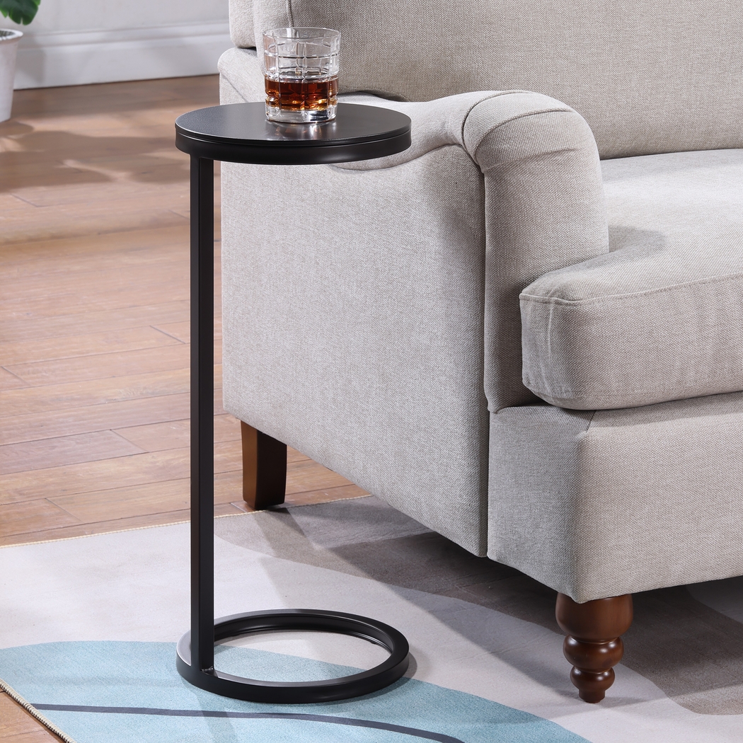Tavau Black Accent Table - Thumbnail - Image 4