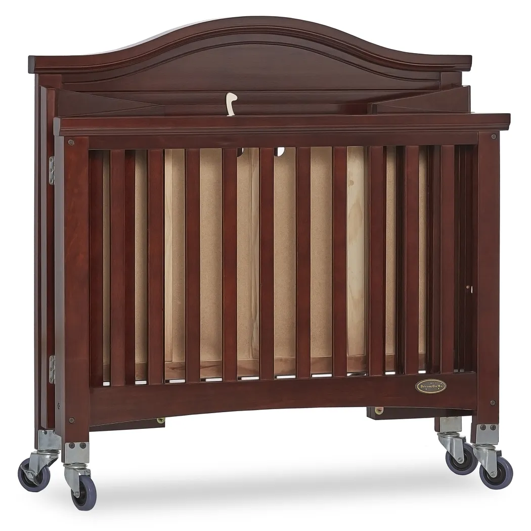 Tavia Espresso Mini Folding Portable Crib - Thumbnail - Image 4