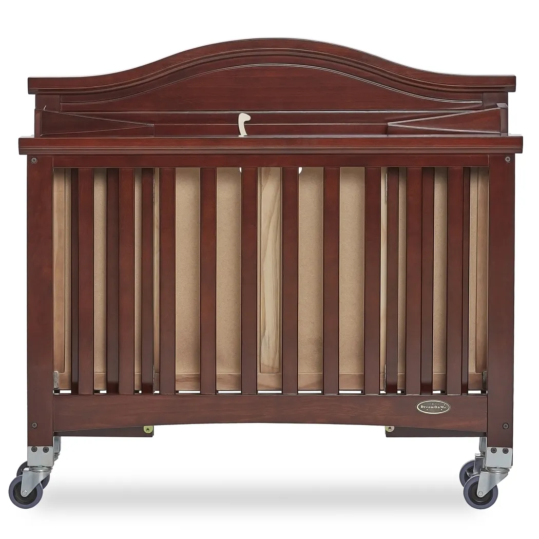 Tavia Espresso Mini Folding Portable Crib - Thumbnail - Image 5
