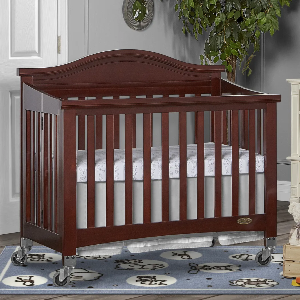 Tavia Espresso Mini Folding Portable Crib - Thumbnail - Image 8
