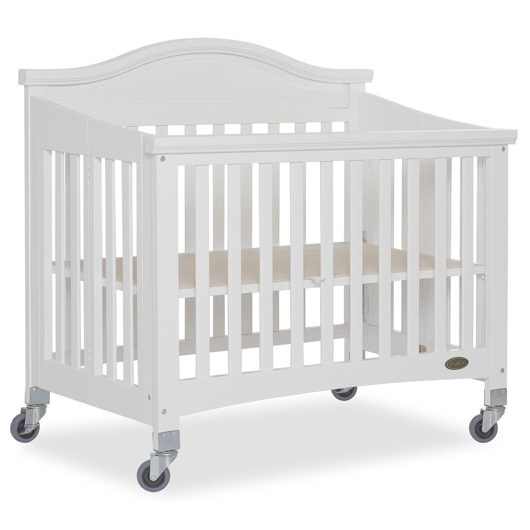 Tavia White Mini Folding Portable Crib - Thumbnail - Image 2